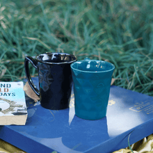 Diamond Cut Coffee Mug Set (350ml Each)