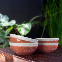 Studio Pottery Dual Tone Bowl by IZZYLYF (450ml Each)